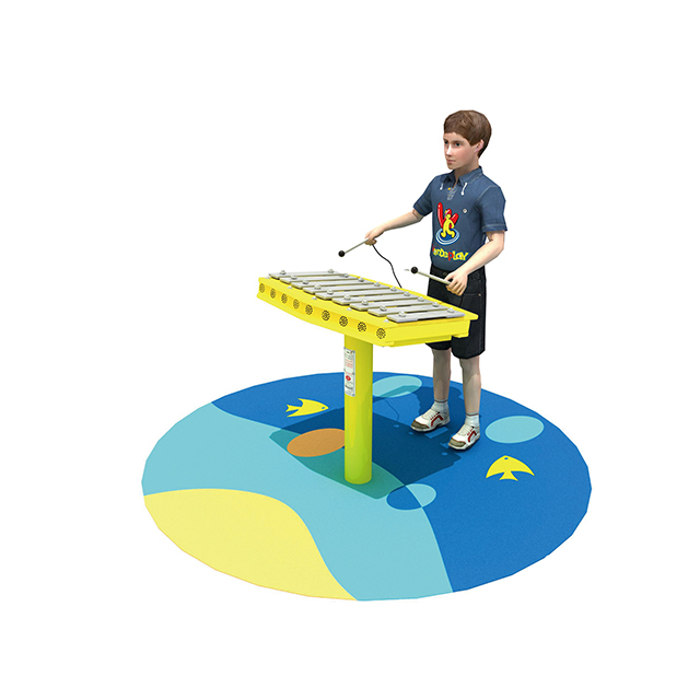 Les jeux interactifs de percussion de parc d'attractions structurent l'équipement extérieur de terrain de jeu de musique pour des enfants