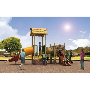 Outdoor Park Cottage Silde Aire de jeux pour enfants
