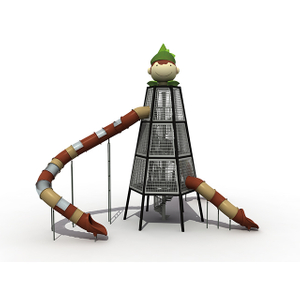 Aire de jeux de château de marionnettes pour enfants en plein air pour l'aventure