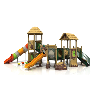 Outdoor Park Forest Cottage Silde Aire de jeux pour l'équipement préscolaire