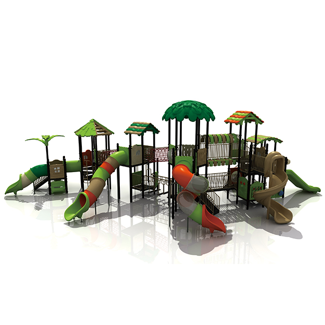 Kids Outdoor Park Forest Silde Aire de jeux pour l'équipement préscolaire